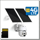 Поворотная беспроводная 2MP уличная 4G IP-камера «Link Solar ZC302-2MP-4G»
